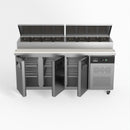 AG 3 Door Saladette Fridge - Fits 8 x 1/3 GN Trays SH3000-700