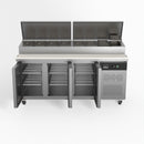AG 3 Door Saladette Fridge - Fits 8 x 1/3 GN Trays SH3000-700