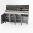 AG 3 Door Saladette Fridge - Fits 8 x 1/3 GN Trays SH3000-700