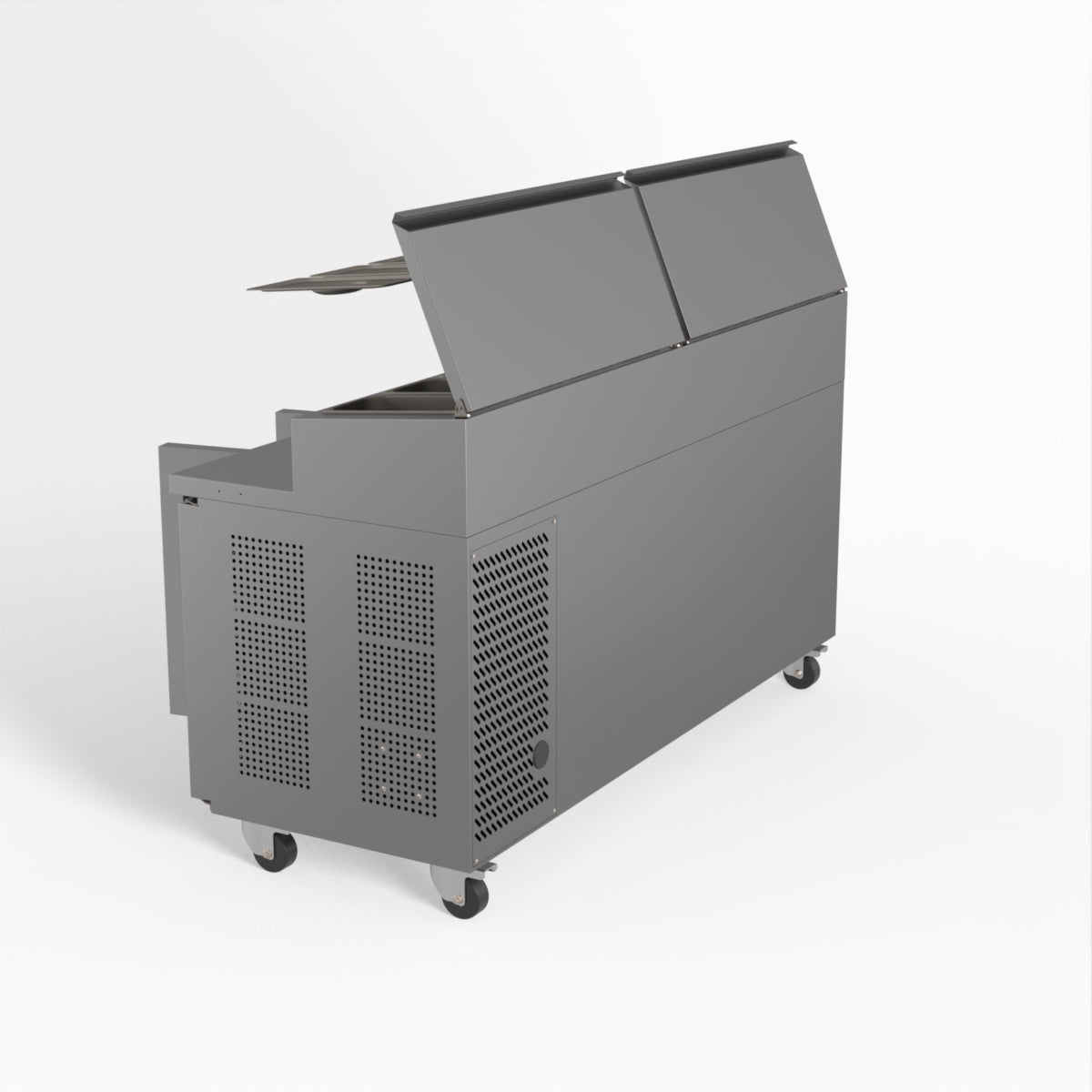 AG 3 Door Saladette Fridge - Fits 8 x 1/3 GN Trays SH3000-700