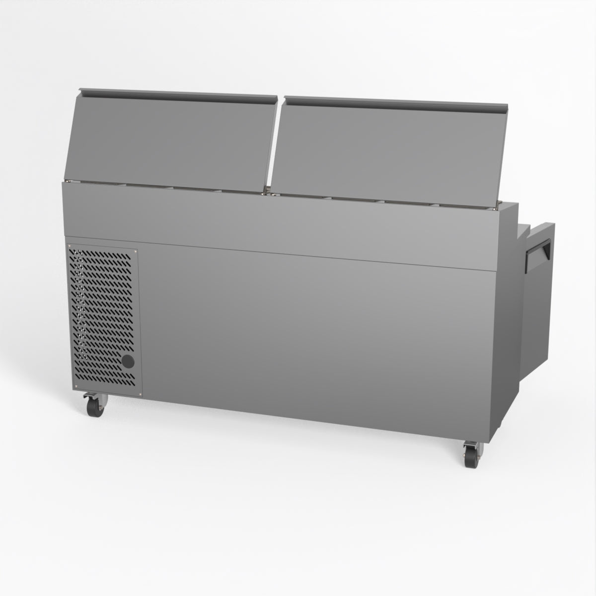 AG 3 Door Saladette Fridge - Fits 8 x 1/3 GN Trays SH3000-700
