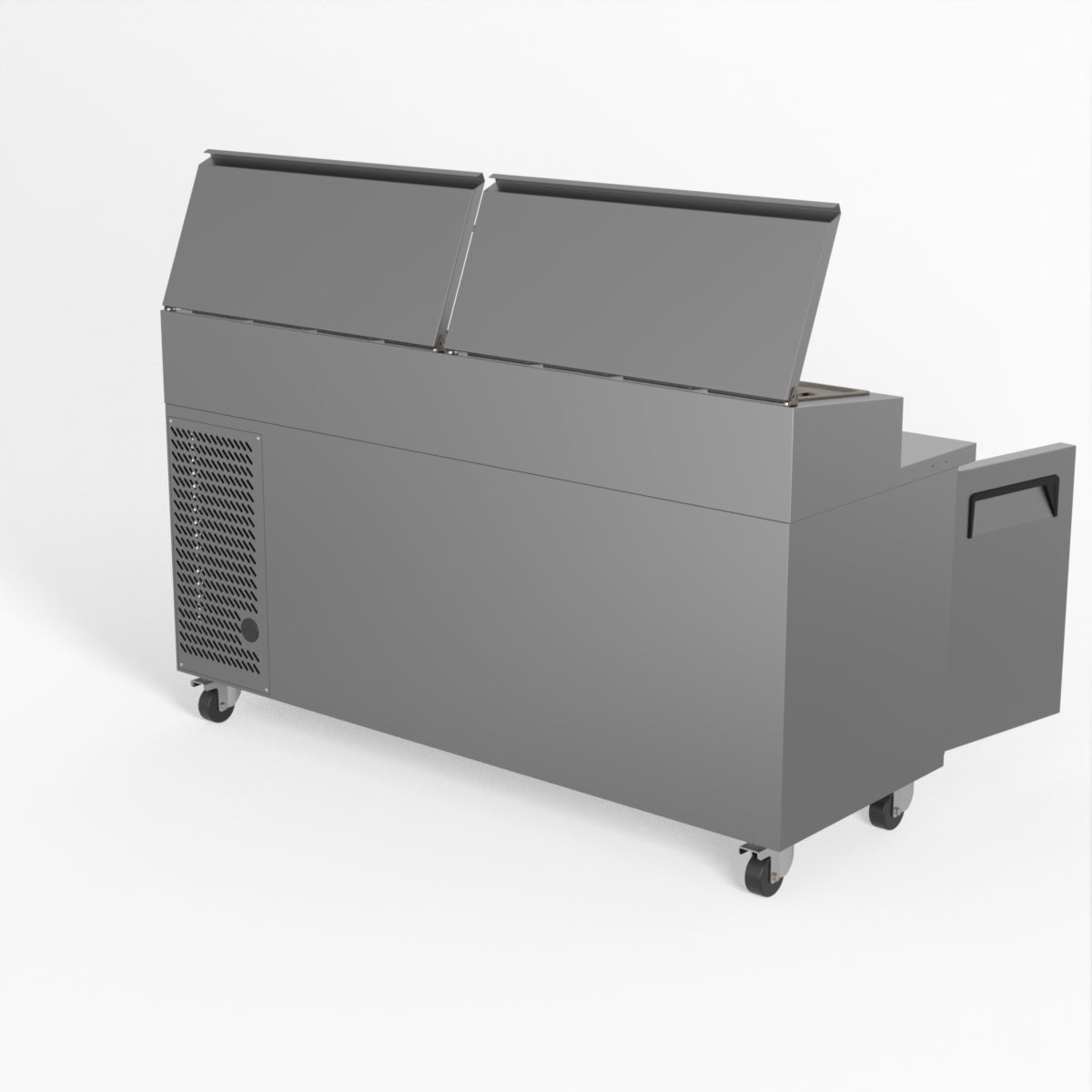 AG 3 Door Saladette Fridge - Fits 8 x 1/3 GN Trays SH3000-700