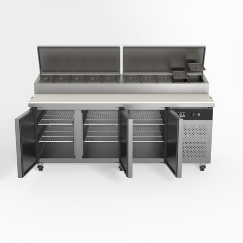 AG 3 Saladette with G/N 1/3 GN trays x 10 SH3000-800