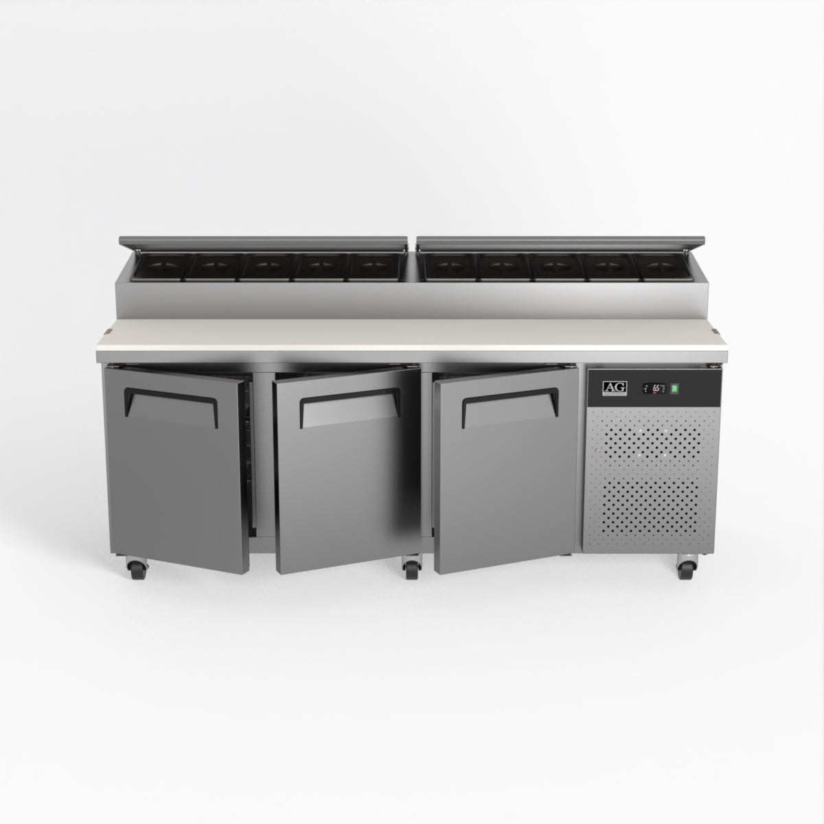 AG 3 Saladette with G/N 1/3 GN trays x 10 SH3000-800