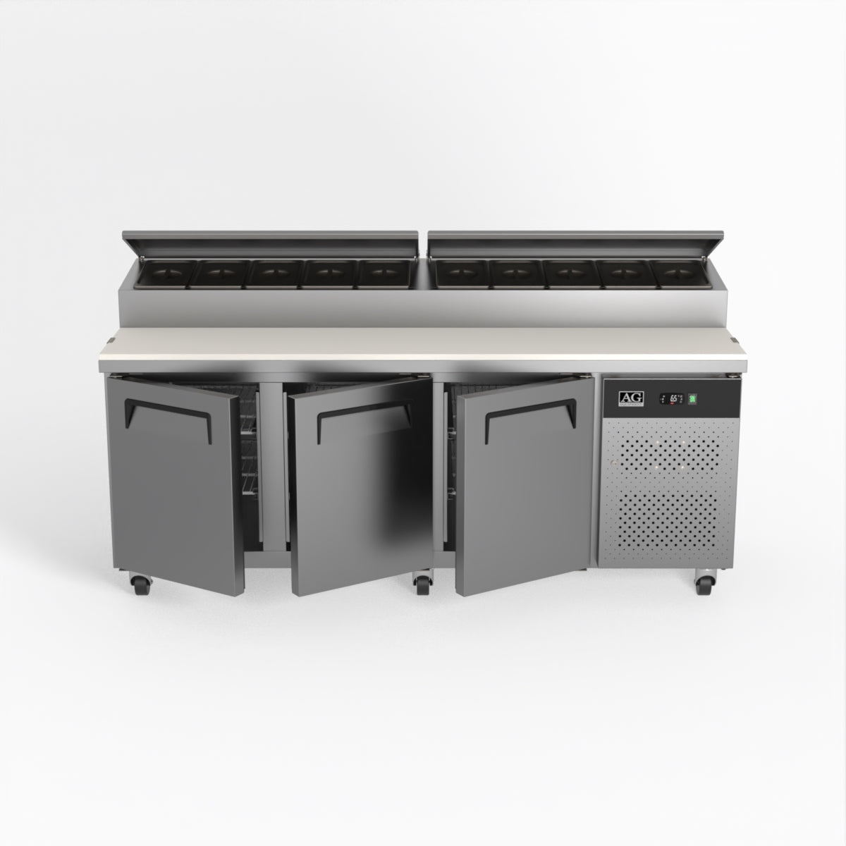 AG 3 Saladette with G/N 1/3 GN trays x 10 SH3000-800