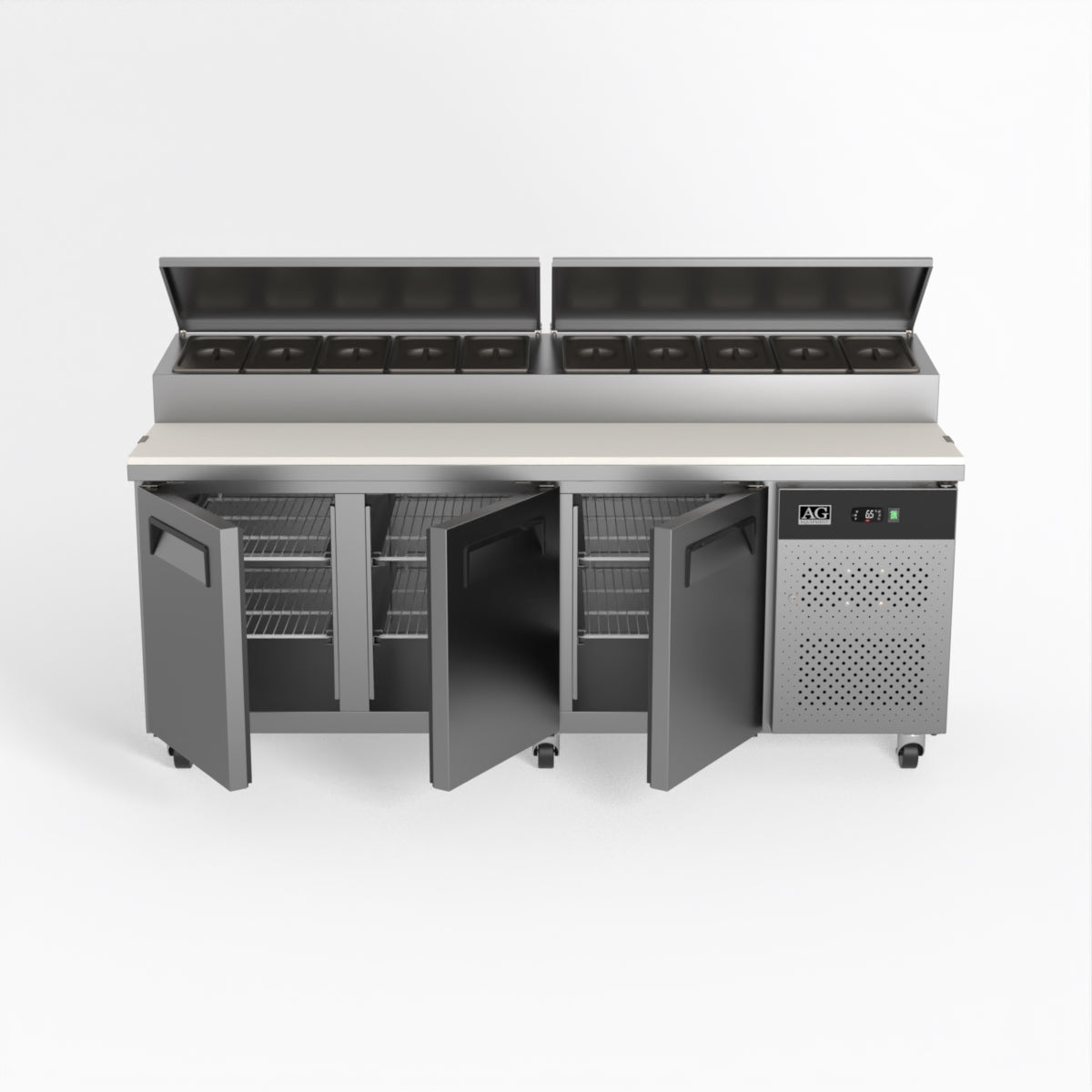 AG 3 Saladette with G/N 1/3 GN trays x 10 SH3000-800