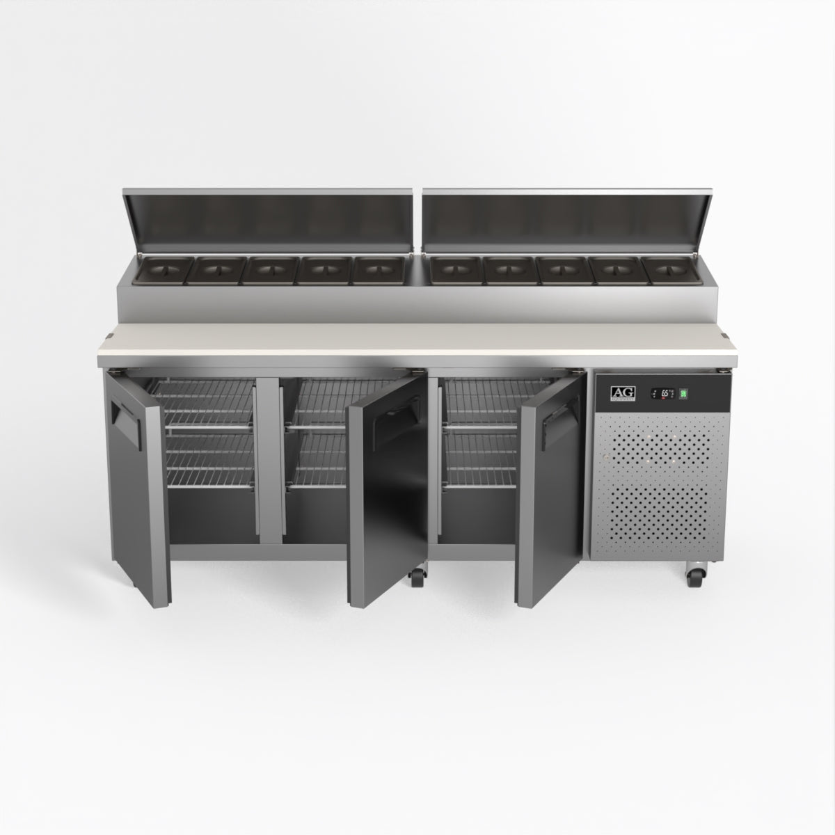 AG 3 Saladette with G/N 1/3 GN trays x 10 SH3000-800