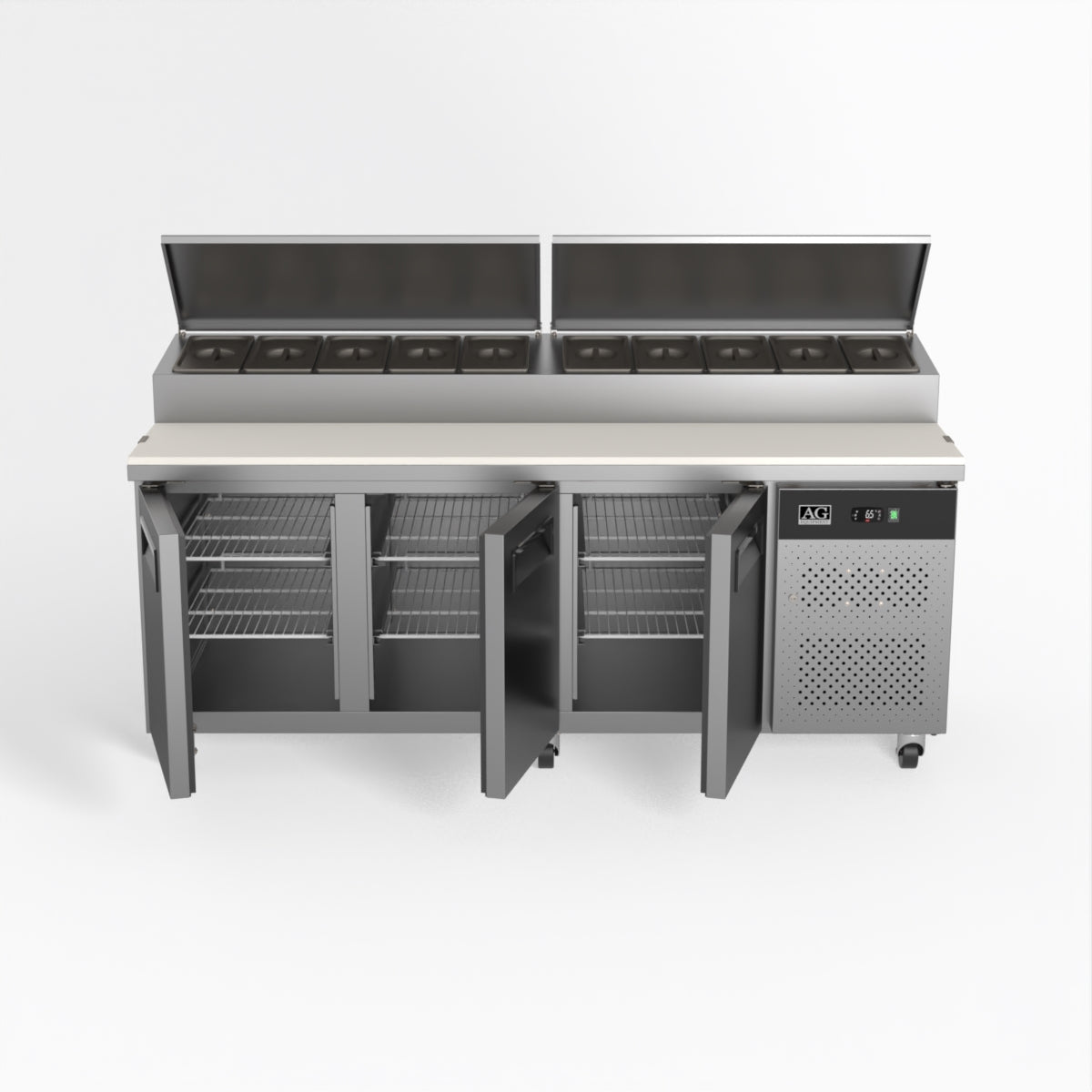 AG 3 Saladette with G/N 1/3 GN trays x 10 SH3000-800