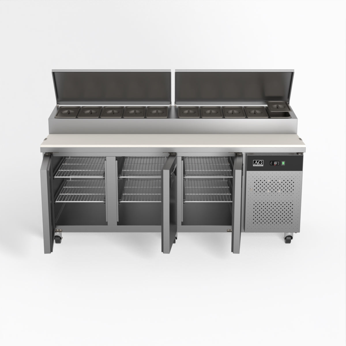 AG 3 Saladette with G/N 1/3 GN trays x 10 SH3000-800