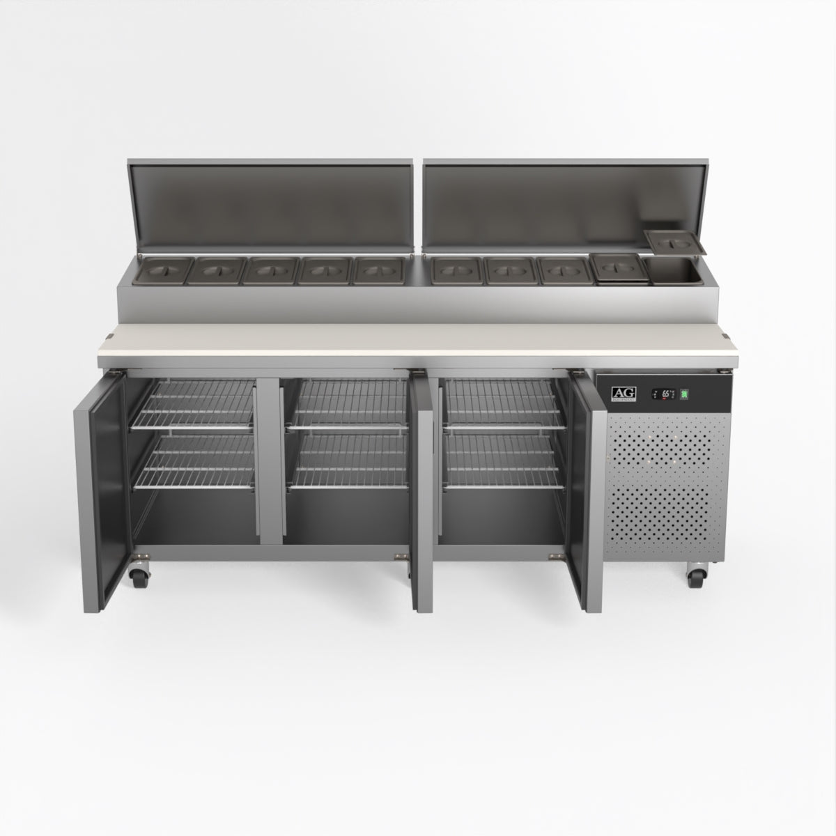 AG 3 Saladette with G/N 1/3 GN trays x 10 SH3000-800