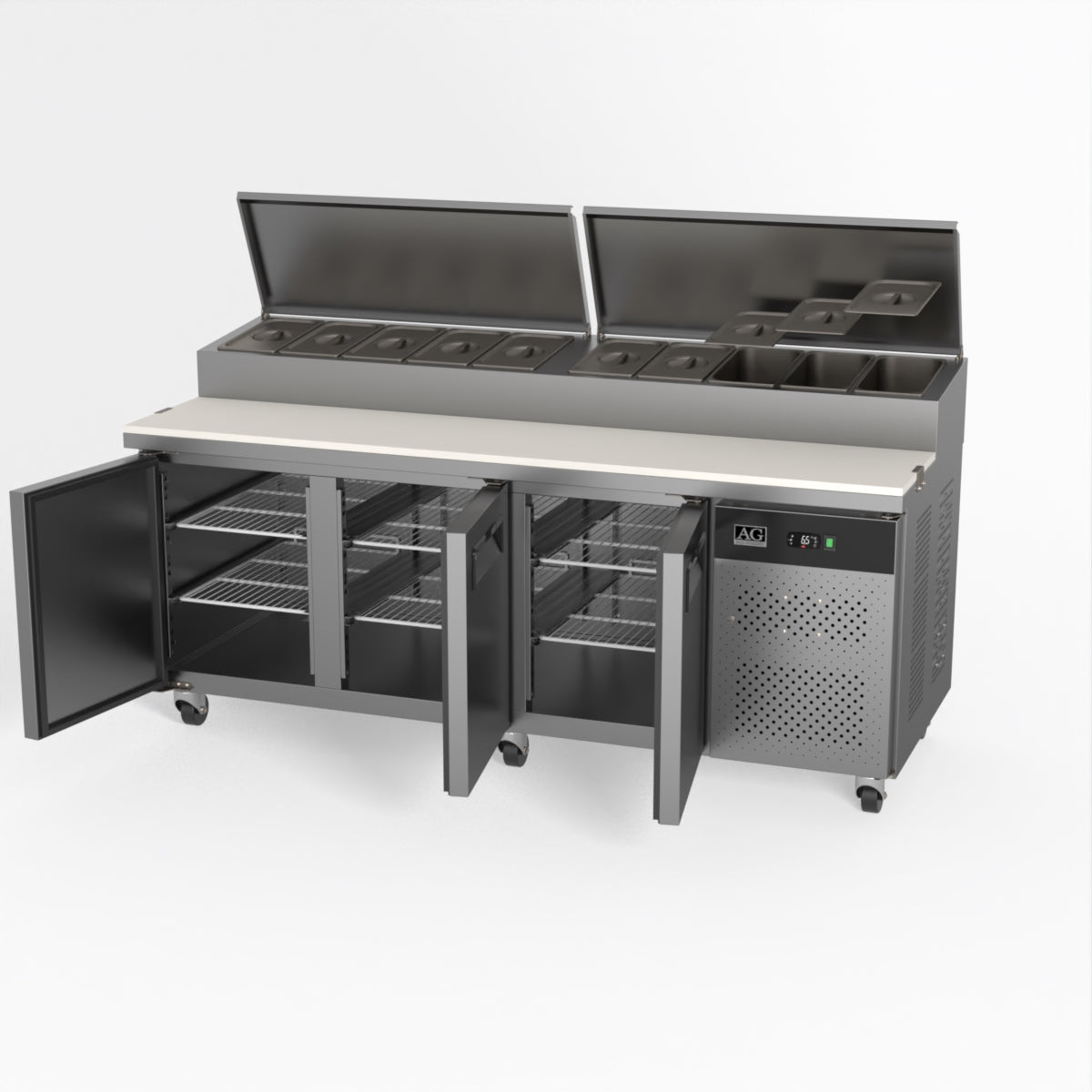 AG 3 Saladette with G/N 1/3 GN trays x 10 SH3000-800