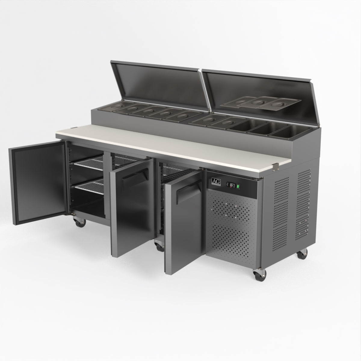 AG 3 Saladette with G/N 1/3 GN trays x 10 SH3000-800