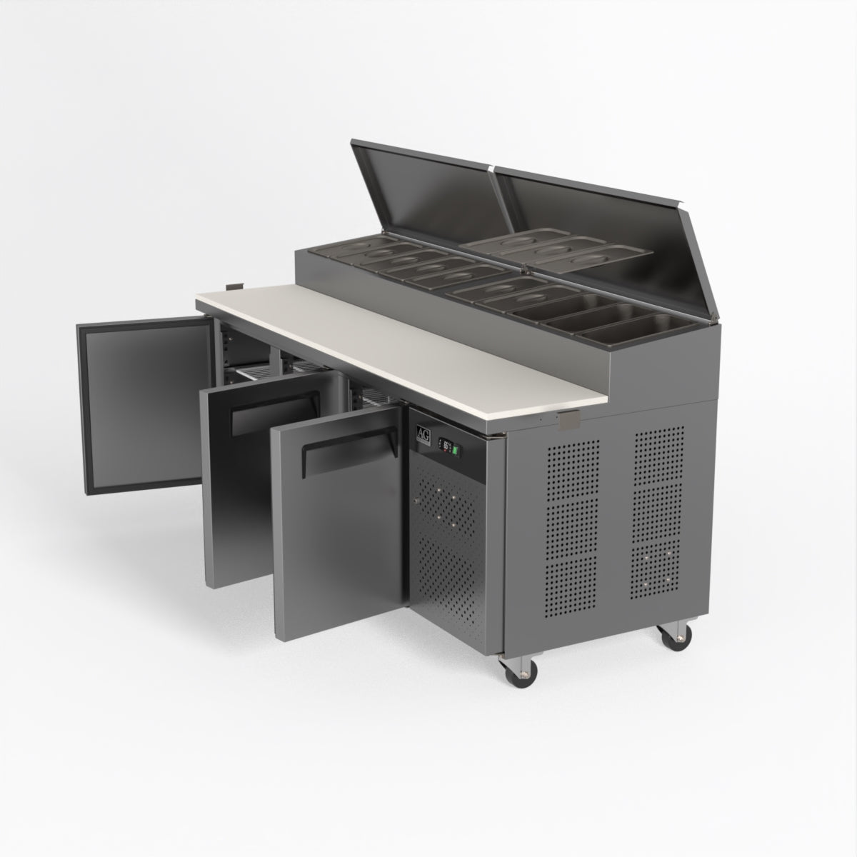AG 3 Saladette with G/N 1/3 GN trays x 10 SH3000-800