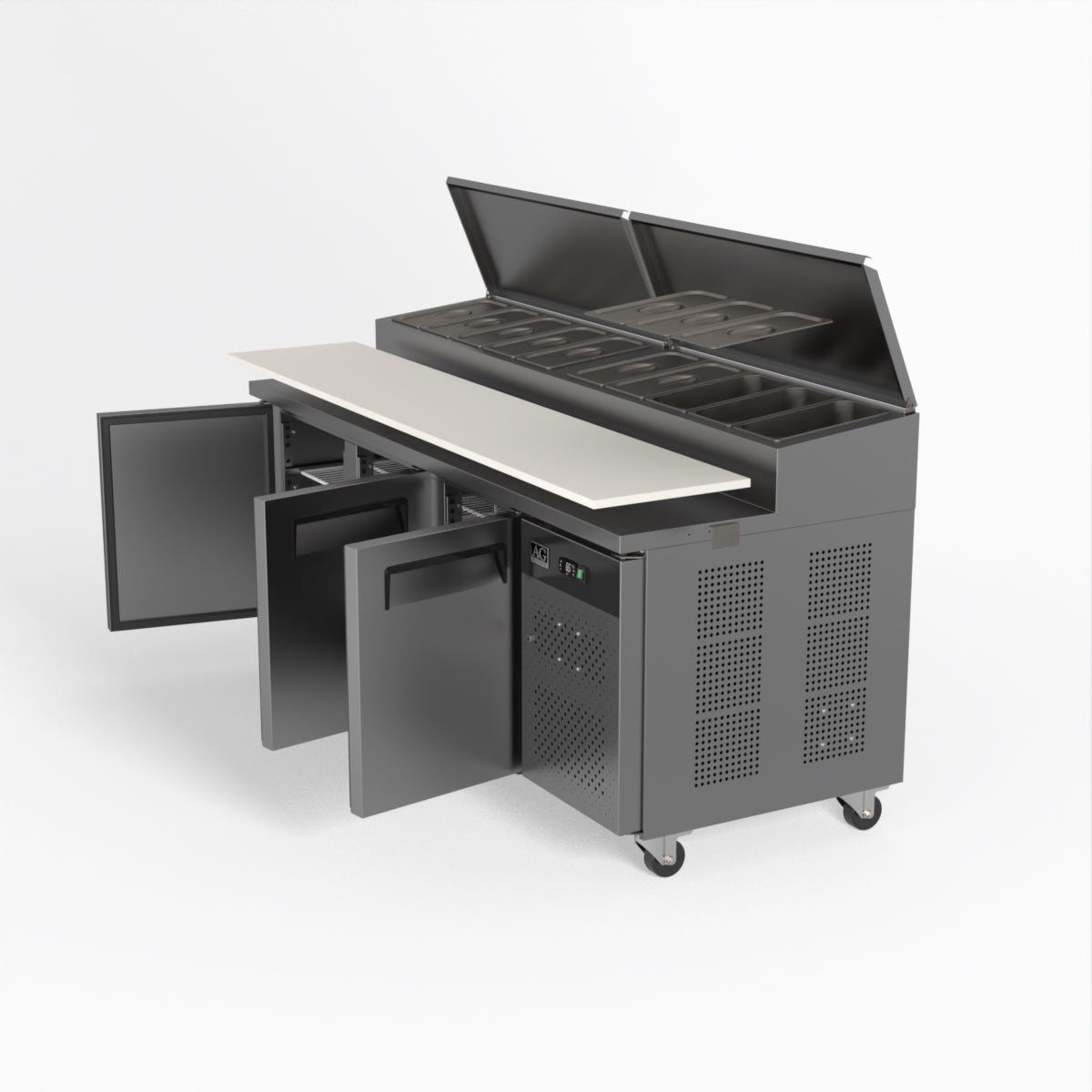 AG 3 Saladette with G/N 1/3 GN trays x 10 SH3000-800