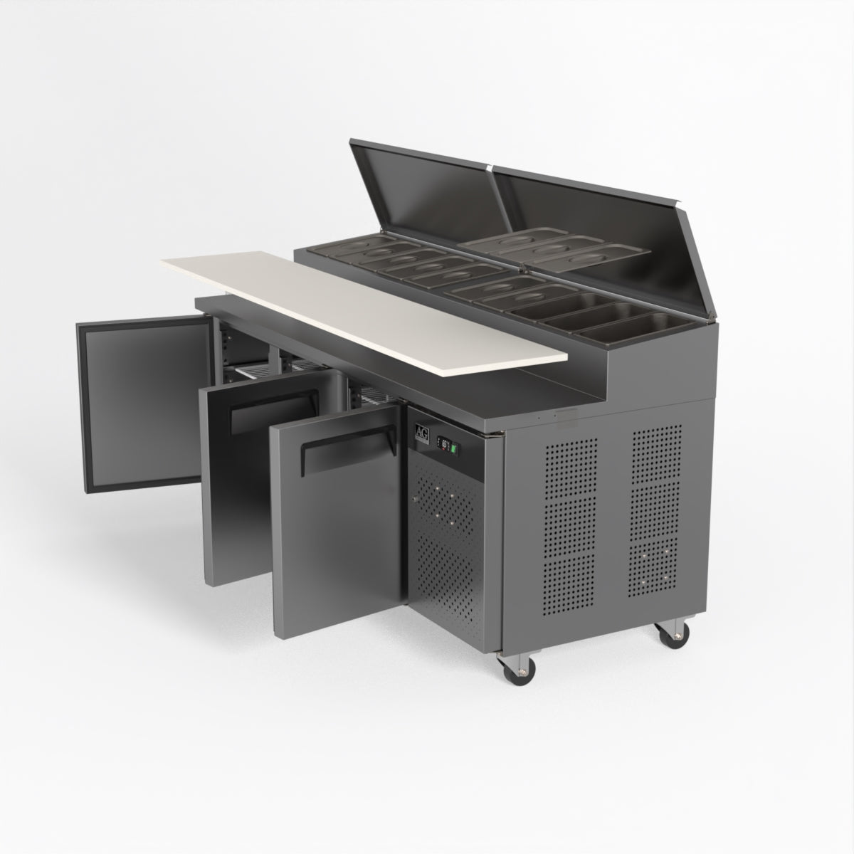 AG 3 Saladette with G/N 1/3 GN trays x 10 SH3000-800