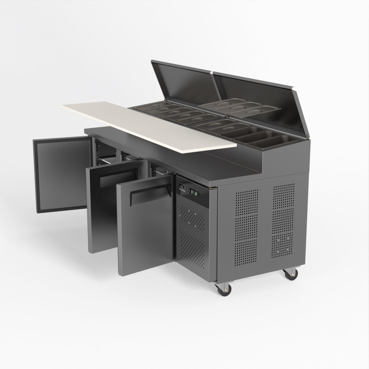 AG 3 Saladette with G/N 1/3 GN trays x 10 SH3000-800