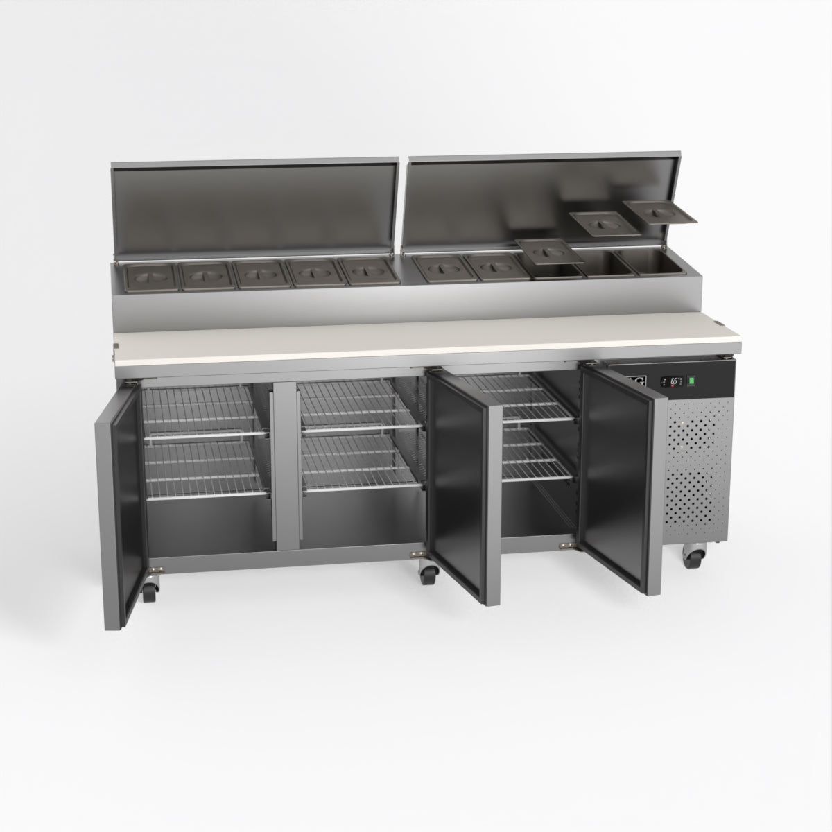 AG 3 Saladette with G/N 1/3 GN trays x 10 SH3000-800