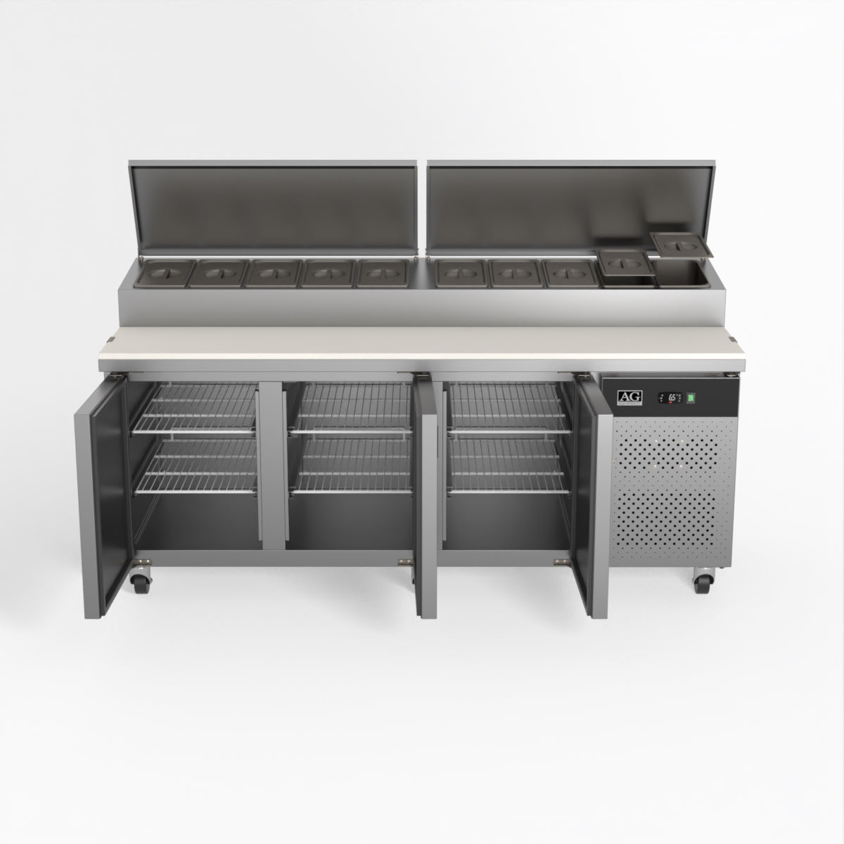 AG 3 Saladette with G/N 1/3 GN trays x 10 SH3000-800