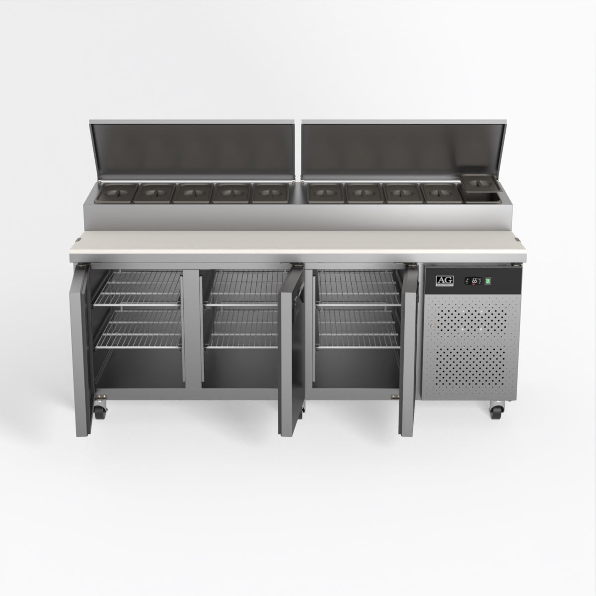 AG 3 Saladette with G/N 1/3 GN trays x 10 SH3000-800
