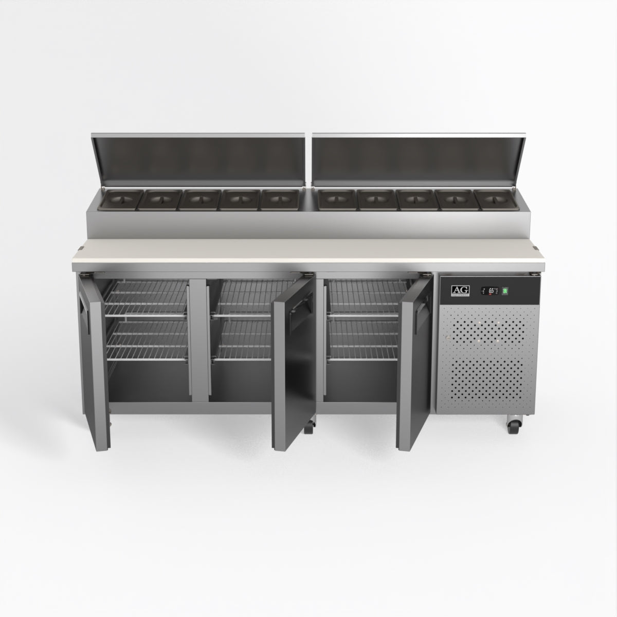 AG 3 Saladette with G/N 1/3 GN trays x 10 SH3000-800