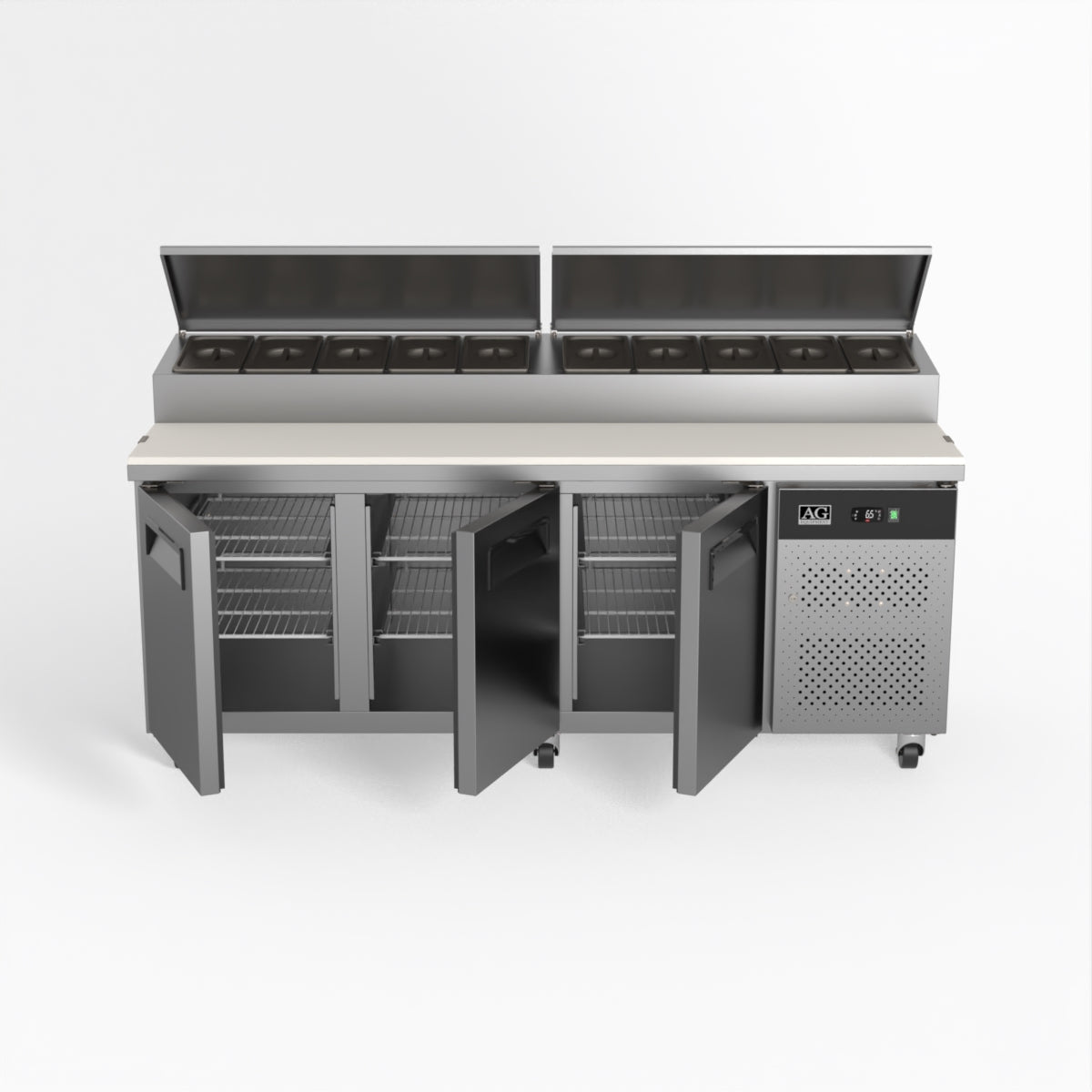 AG 3 Saladette with G/N 1/3 GN trays x 10 SH3000-800