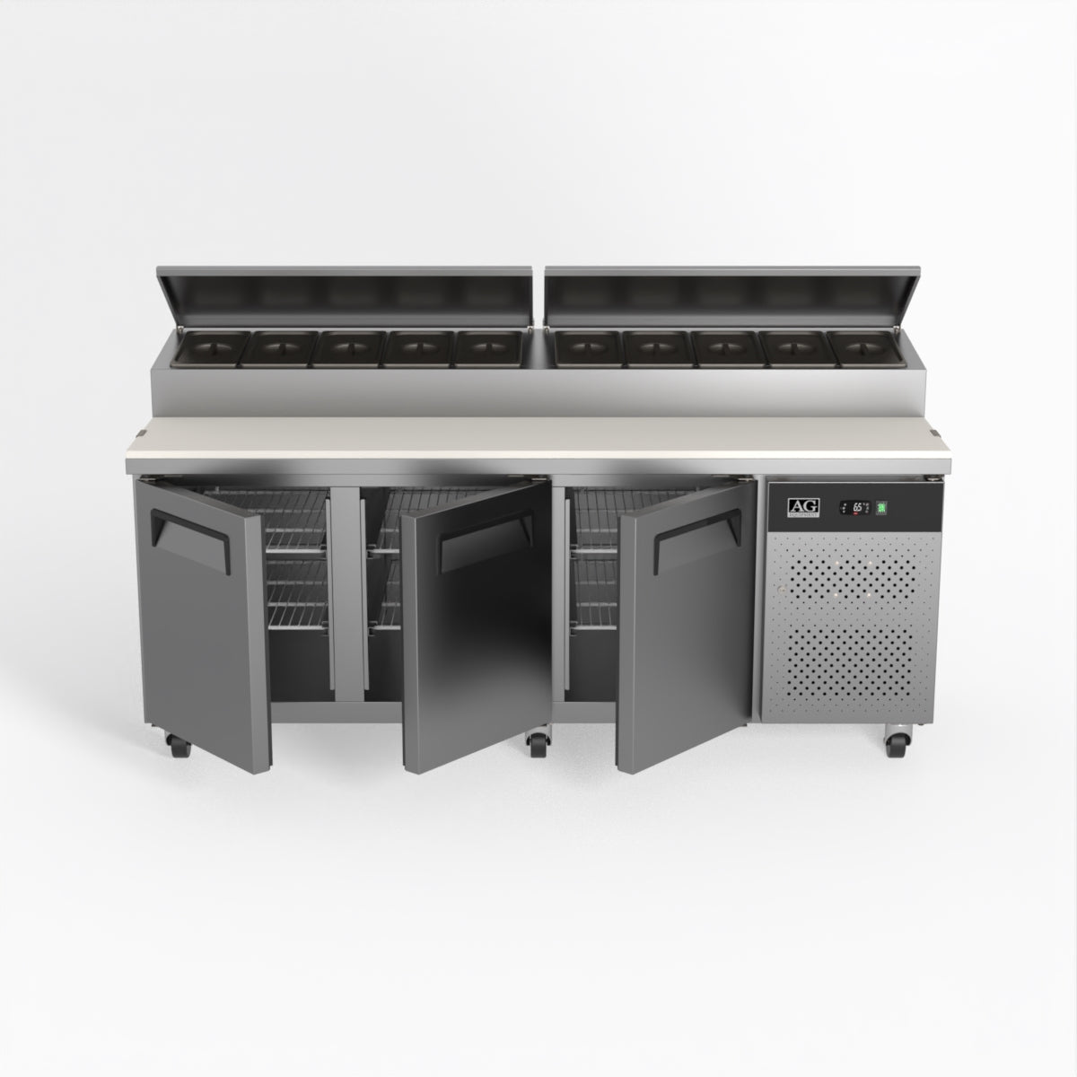AG 3 Saladette with G/N 1/3 GN trays x 10 SH3000-800