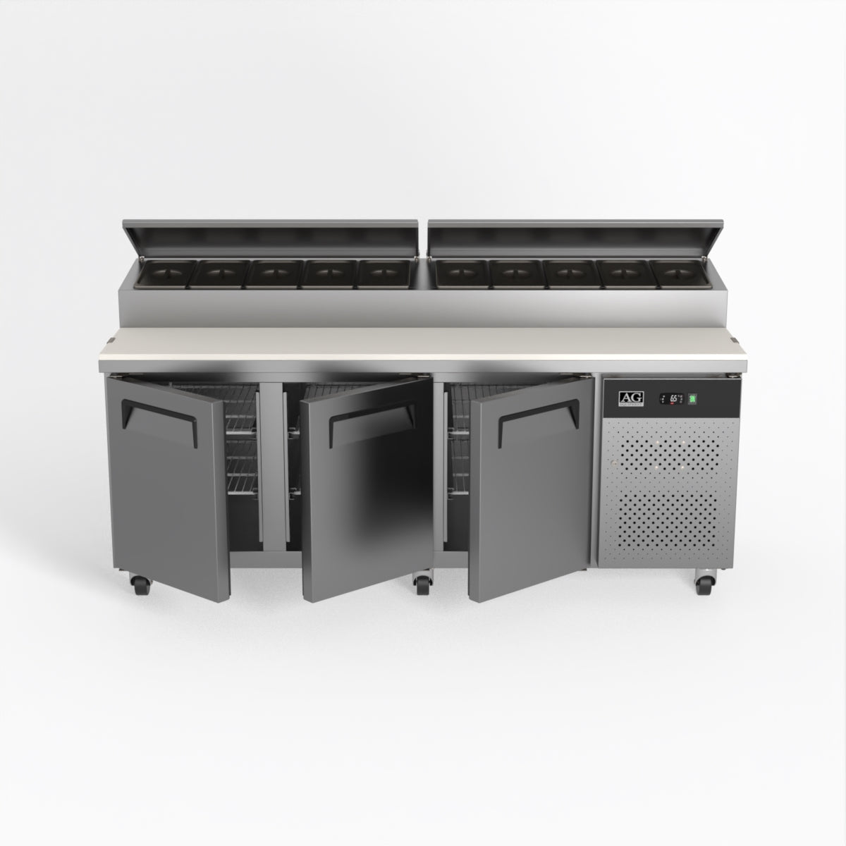 AG 3 Saladette with G/N 1/3 GN trays x 10 SH3000-800