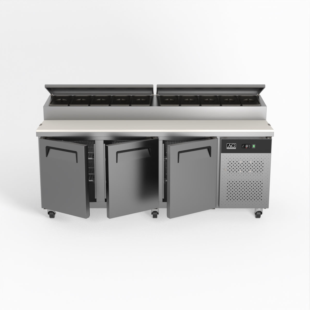 AG 3 Saladette with G/N 1/3 GN trays x 10 SH3000-800