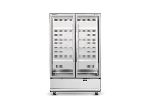 Skope SKB1200N-A 2 Glass Door Display or Storage Fridge