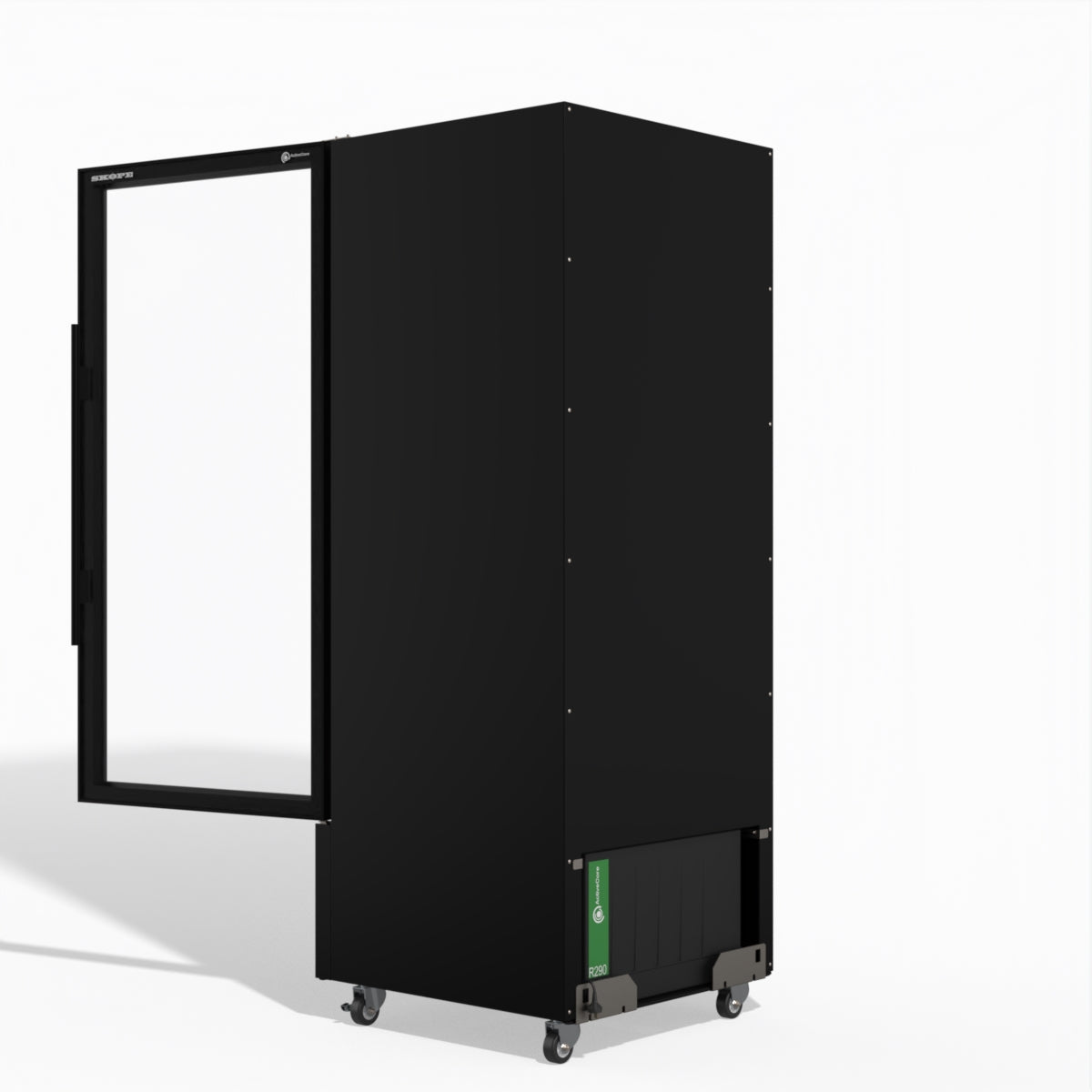 Skope 1 Glass Door Display or Storage Fridge - SKB600N-A