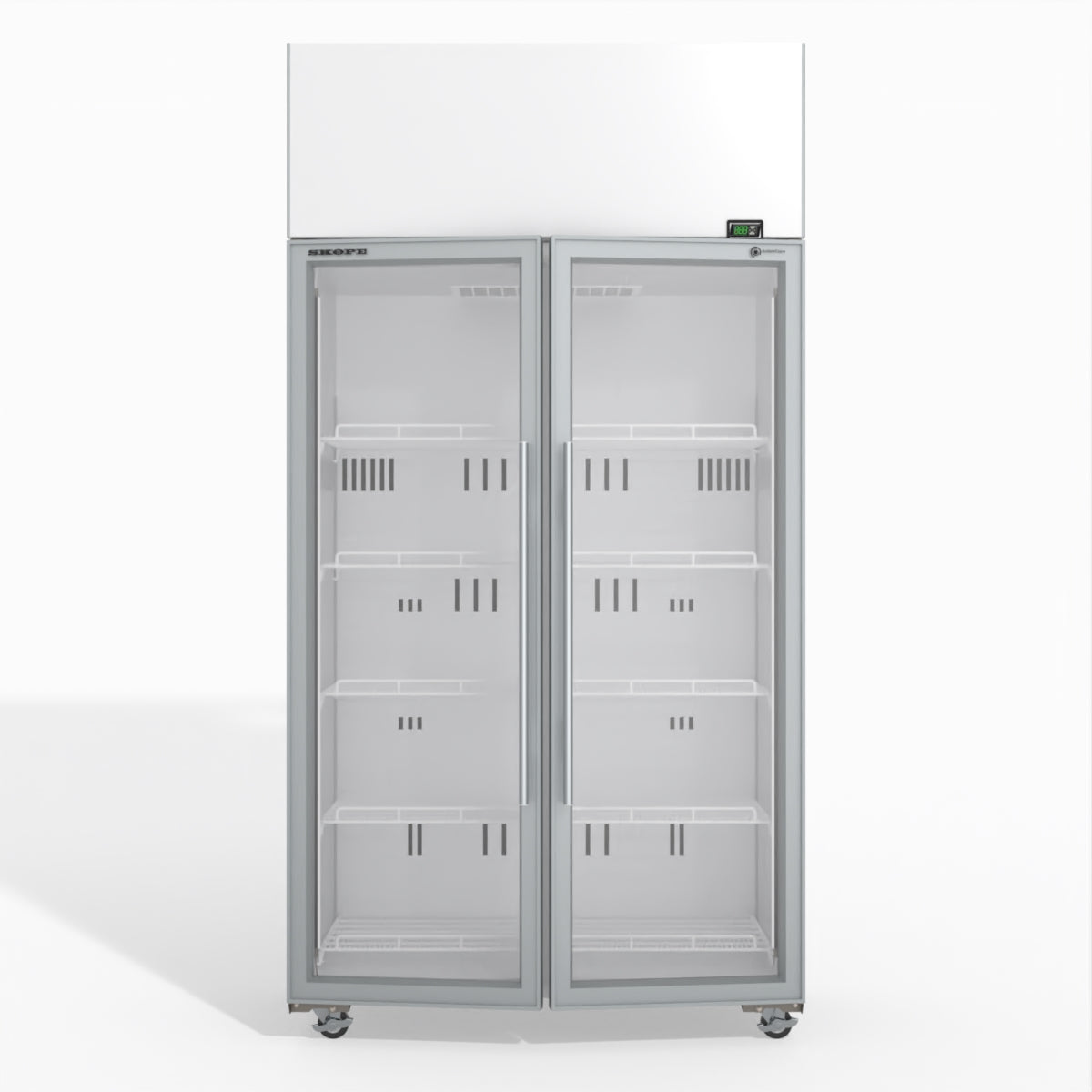 Skope TME1000N-A 2 Glass Door Display or Storage Fridge 897L - TME1000N-A