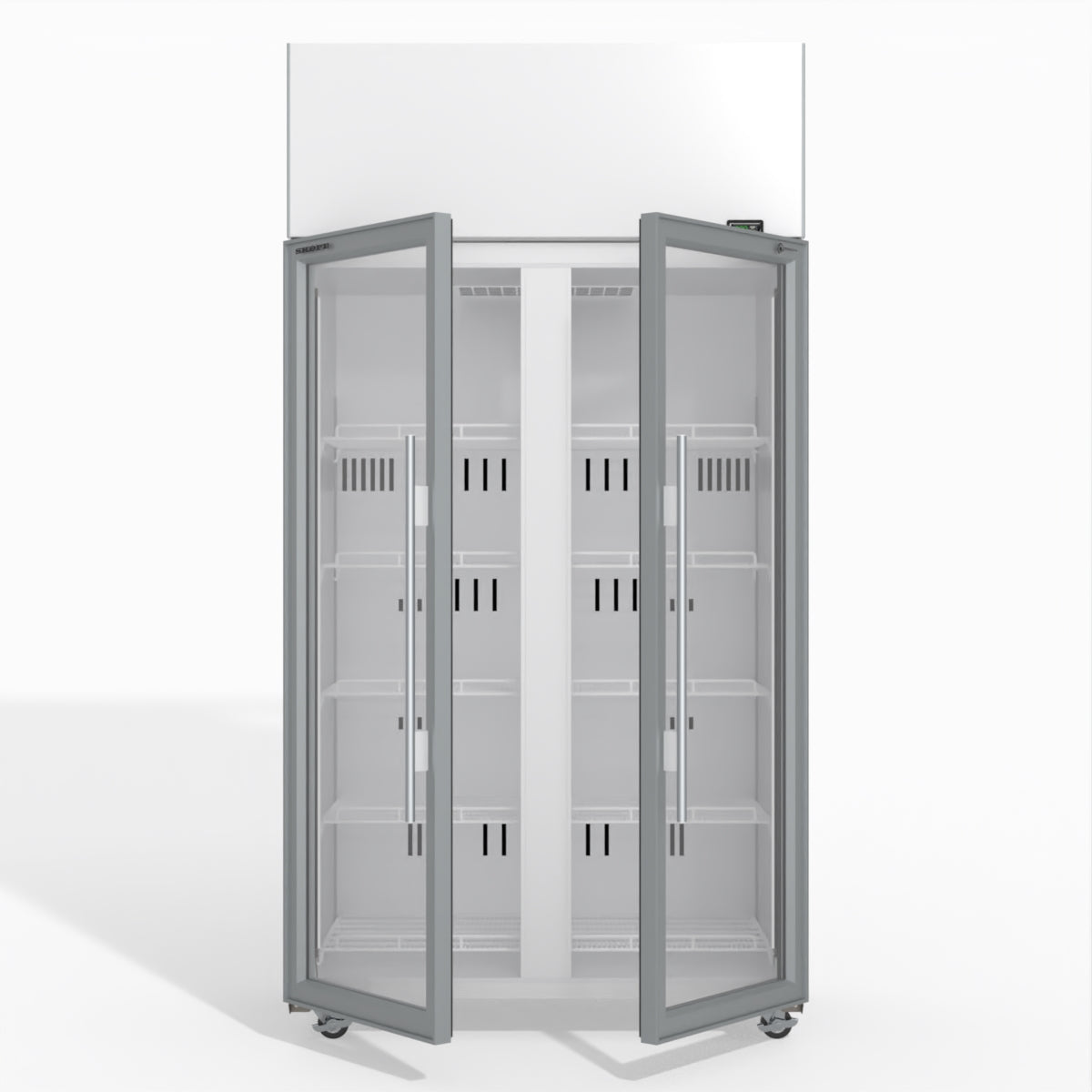 Skope TME1000N-A 2 Glass Door Display or Storage Fridge 897L - TME1000N-A