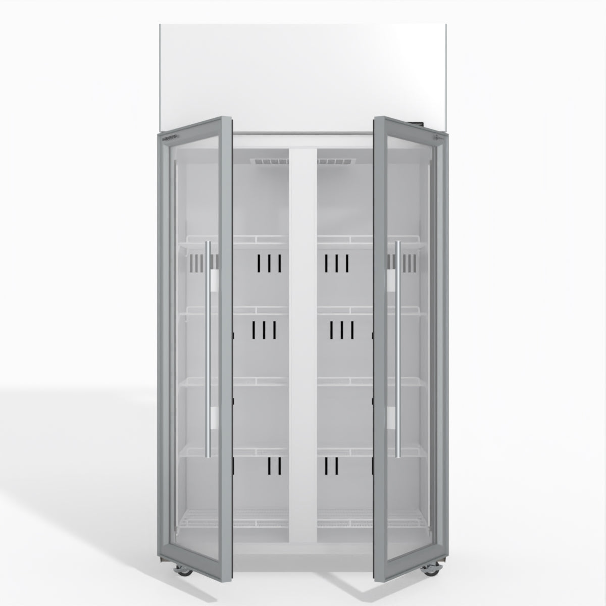 Skope TME1000N-A 2 Glass Door Display or Storage Fridge 897L - TME1000N-A