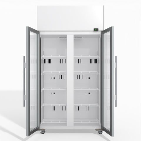 Skope TME1000N-A 2 Glass Door Display or Storage Fridge 897L - TME1000N-A