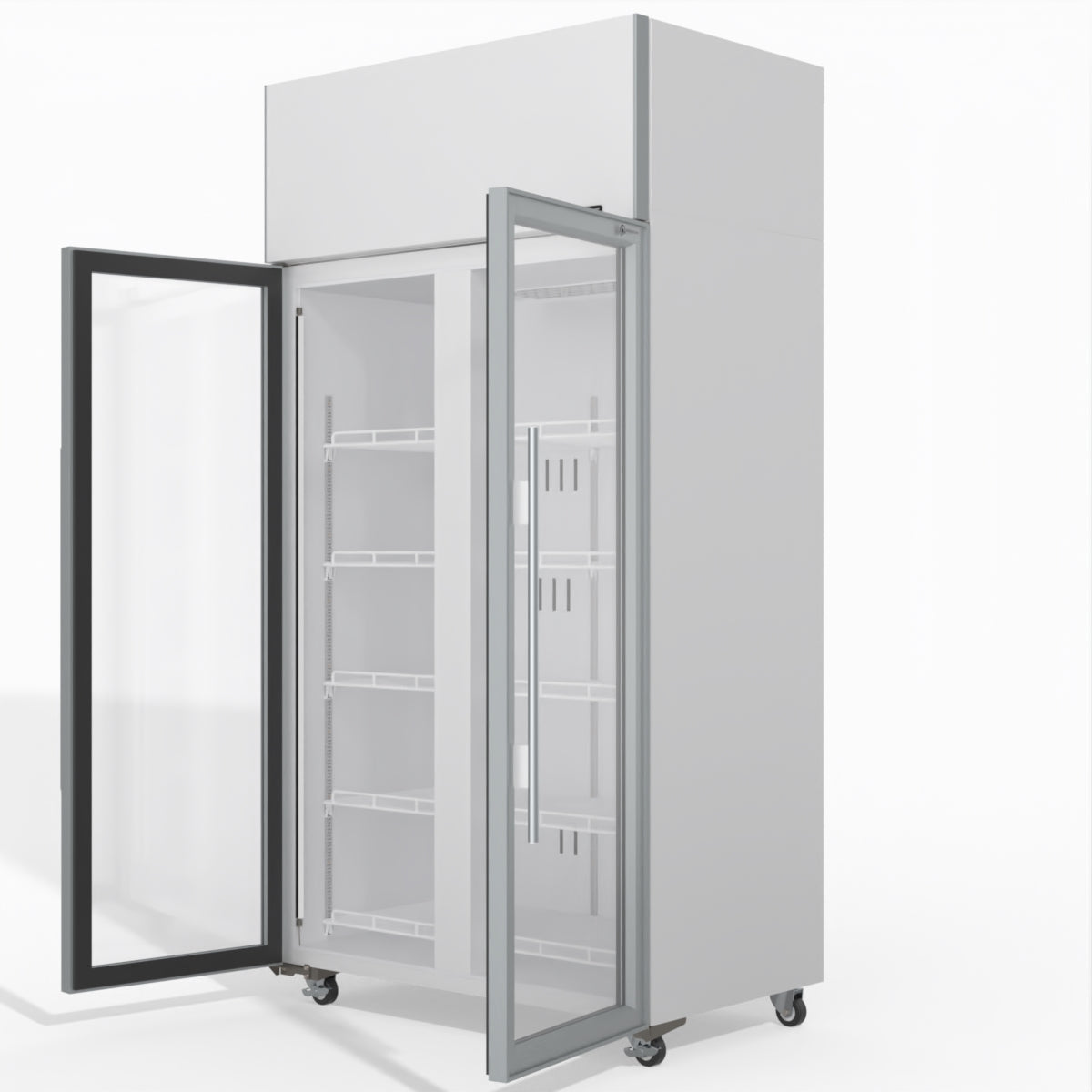 Skope TME1000N-A 2 Glass Door Display or Storage Fridge 897L - TME1000N-A