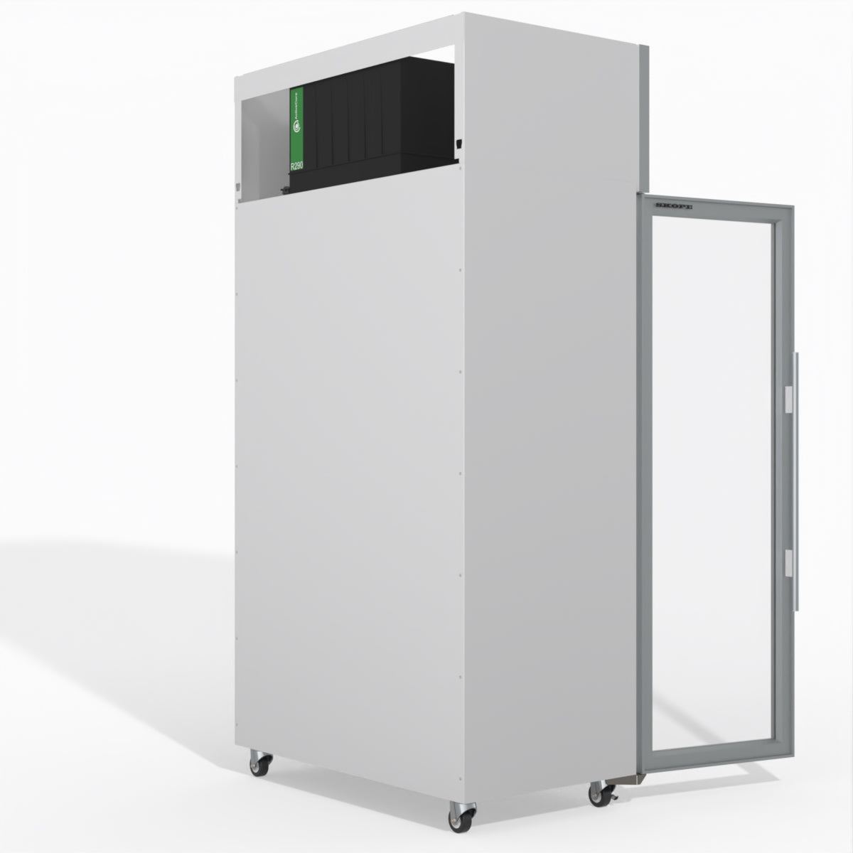 Skope TME1000N-A 2 Glass Door Display or Storage Fridge 897L - TME1000N-A
