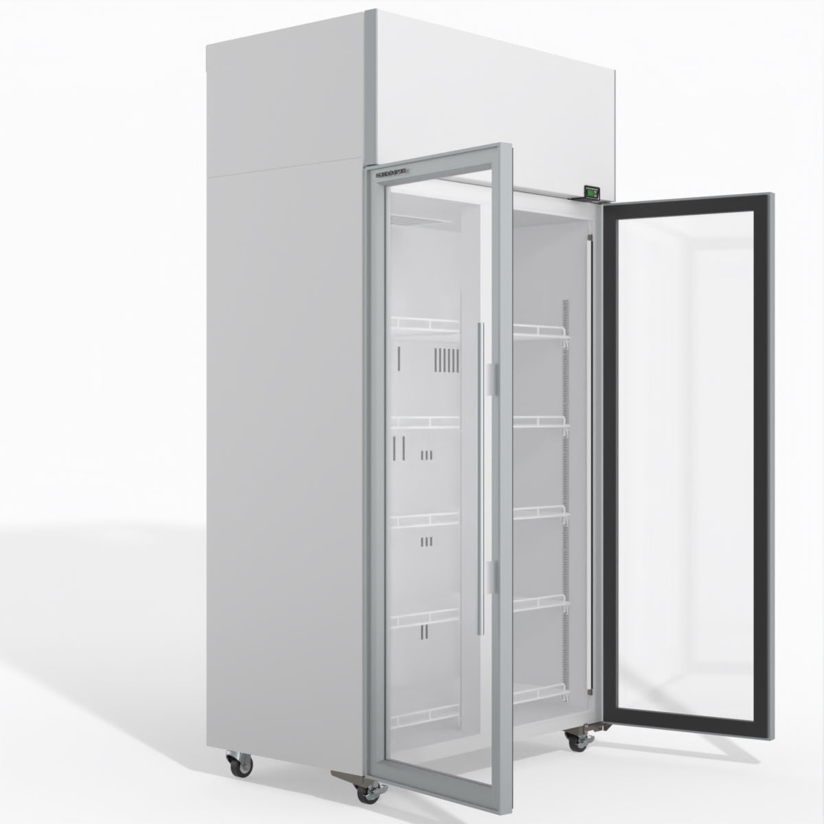 Skope TME1000N-A 2 Glass Door Display or Storage Fridge 897L - TME1000N-A