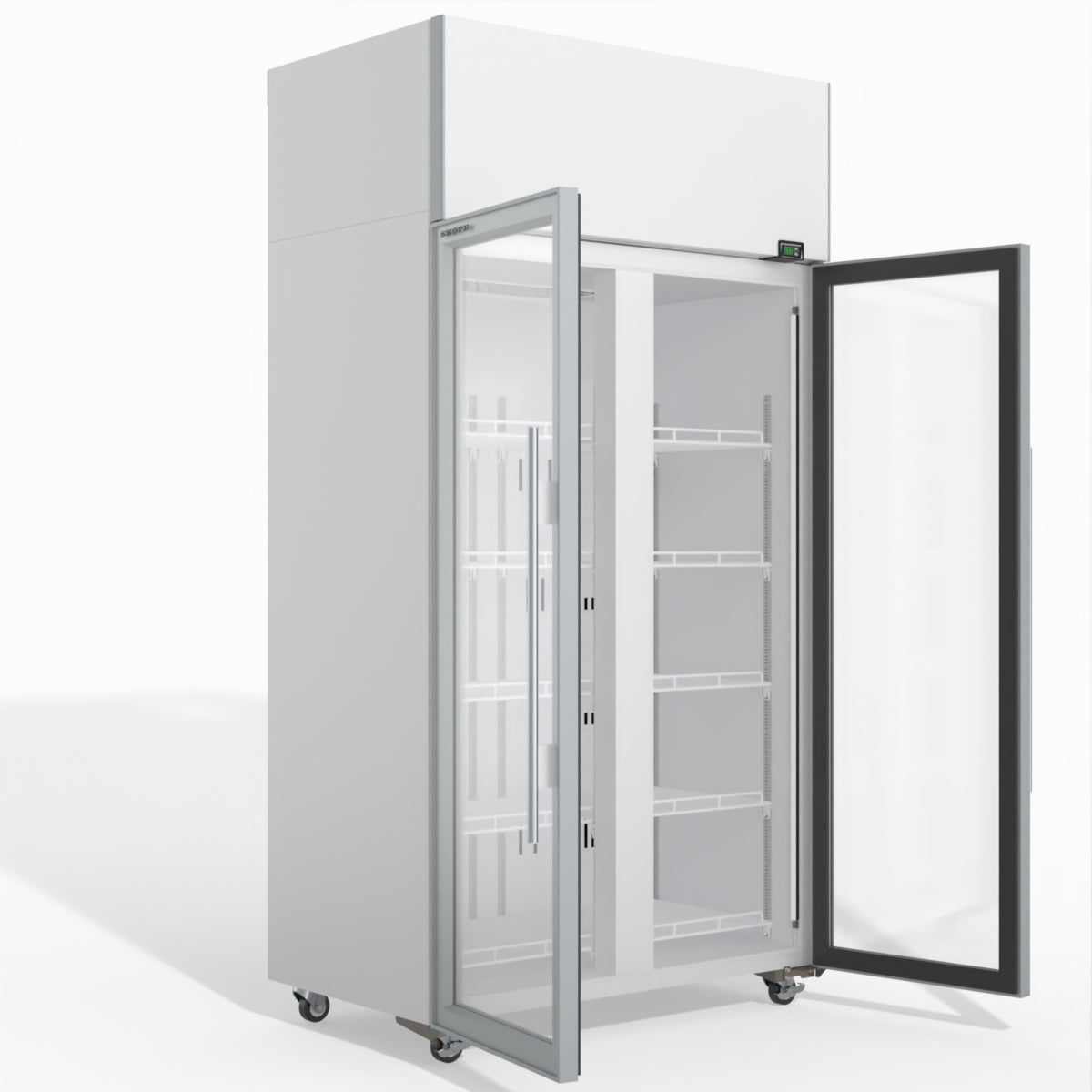 Skope TME1000N-A 2 Glass Door Display or Storage Fridge 897L - TME1000N-A