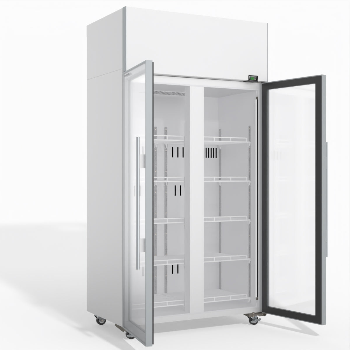 Skope TME1000N-A 2 Glass Door Display or Storage Fridge 897L - TME1000N-A