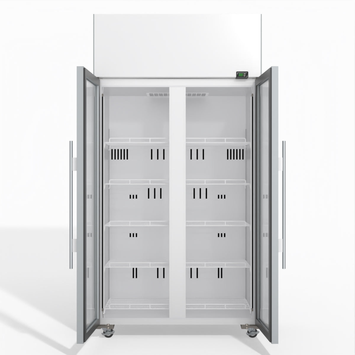 Skope TME1000N-A 2 Glass Door Display or Storage Fridge 897L - TME1000N-A