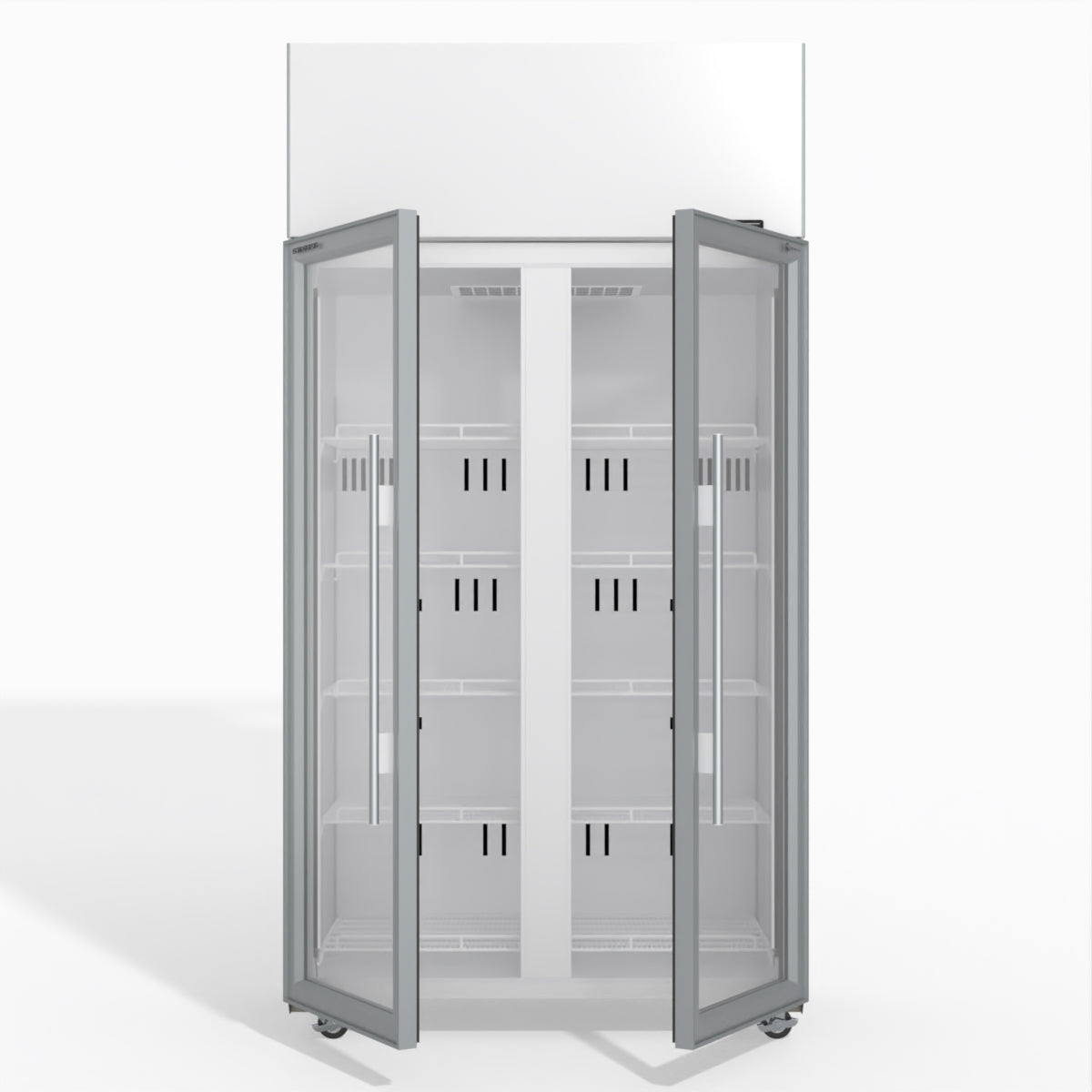 Skope TME1000N-A 2 Glass Door Display or Storage Fridge 897L - TME1000N-A