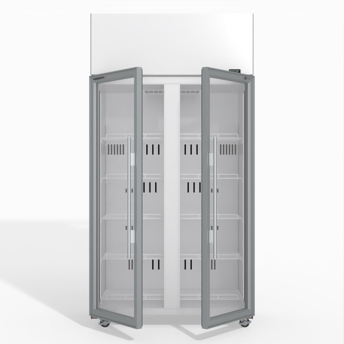 Skope TME1000N-A 2 Glass Door Display or Storage Fridge 897L - TME1000N-A