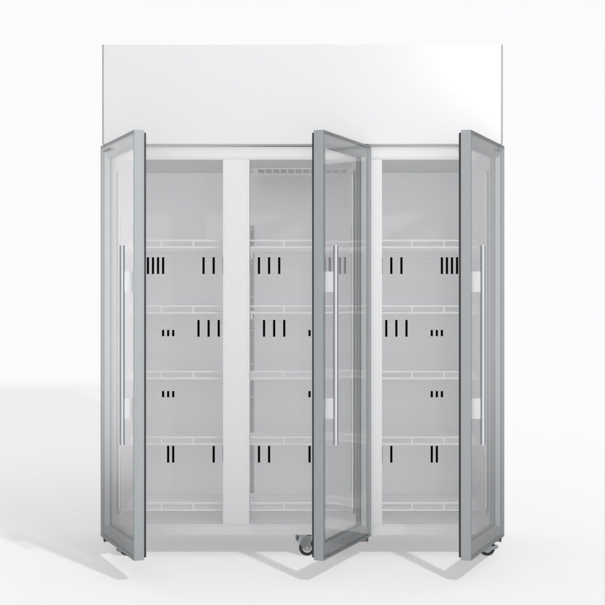 Skope TME1500N-A 3 Glass Door Display or Storage Fridge 1399L - TME1500N-A