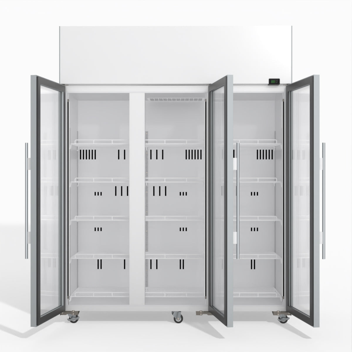 Skope TME1500N-A 3 Glass Door Display or Storage Fridge 1399L - TME1500N-A
