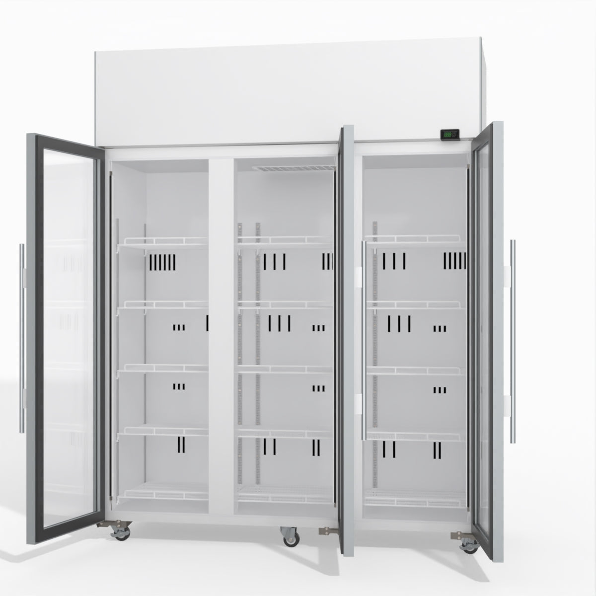 Skope TME1500N-A 3 Glass Door Display or Storage Fridge 1399L - TME1500N-A