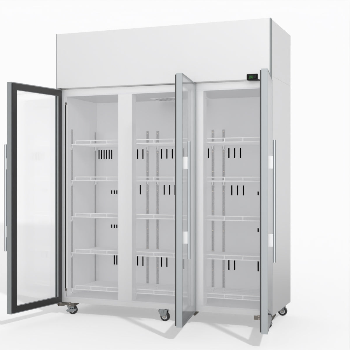 Skope TME1500N-A 3 Glass Door Display or Storage Fridge 1399L - TME1500N-A