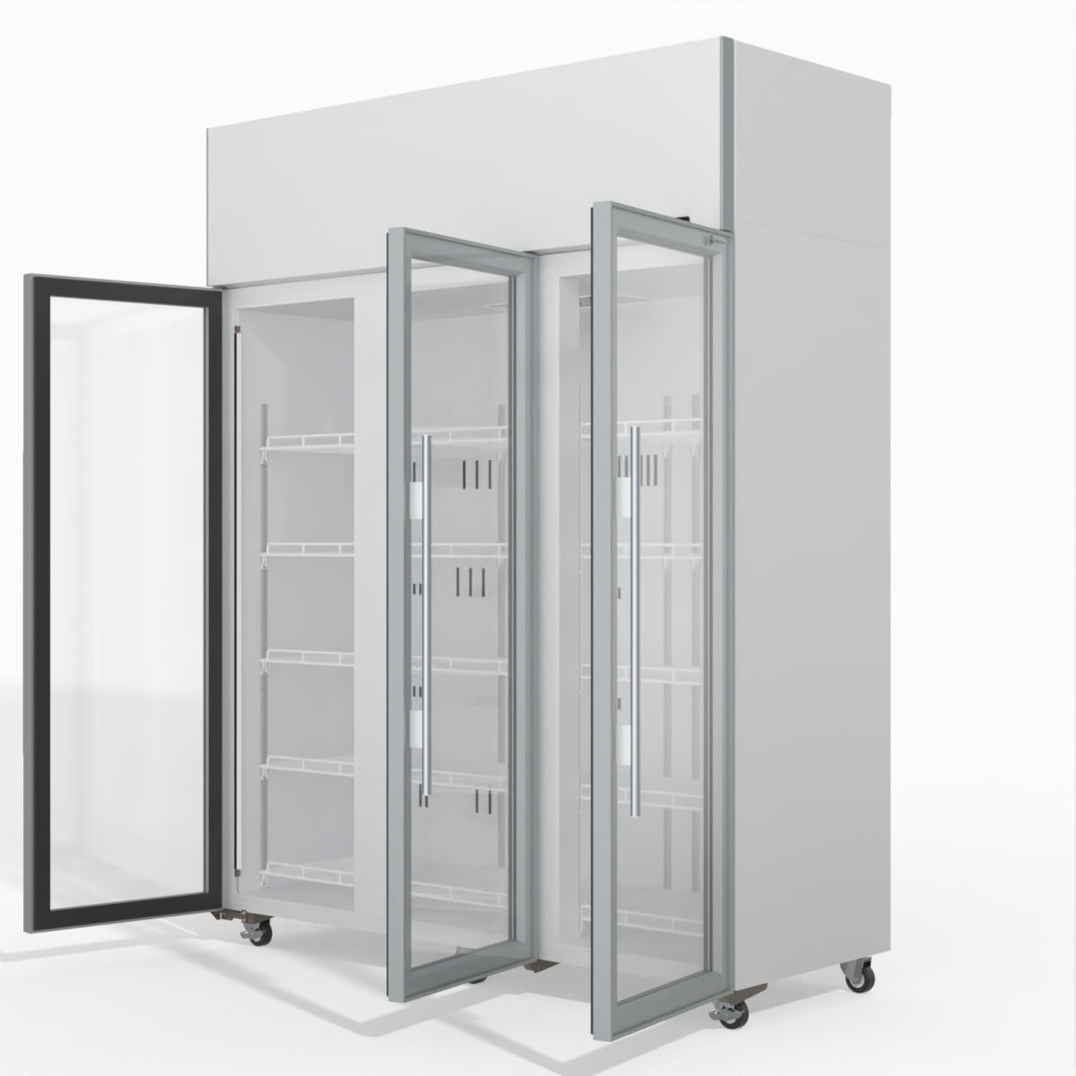 Skope TME1500N-A 3 Glass Door Display or Storage Fridge 1399L - TME1500N-A