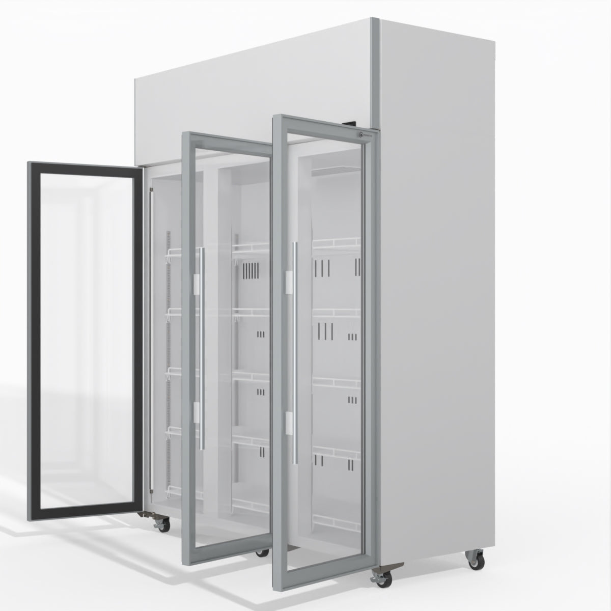 Skope TME1500N-A 3 Glass Door Display or Storage Fridge 1399L - TME1500N-A