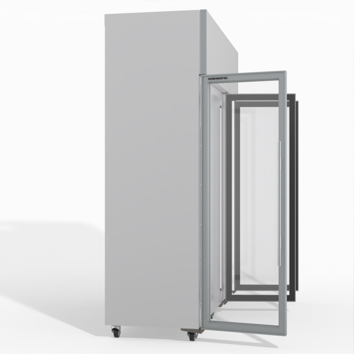 Skope TME1500N-A 3 Glass Door Display or Storage Fridge 1399L - TME1500N-A