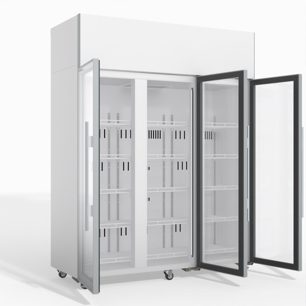 Skope TME1500N-A 3 Glass Door Display or Storage Fridge 1399L - TME1500N-A